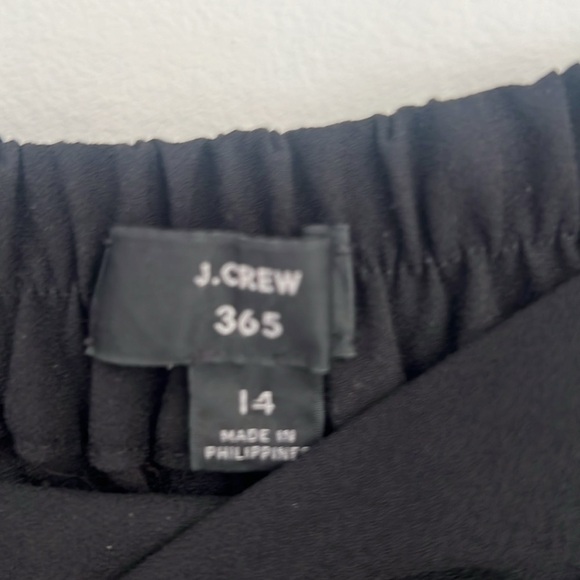 J. Crew 365 Crepe Wide Leg Crop Pant - Picture 4 of 8